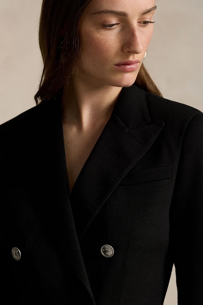 Polo Ralph Lauren blazer con aggiunta di lana nero 211910134