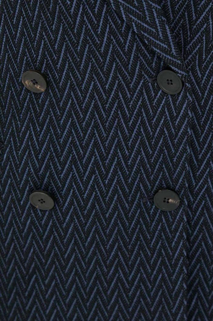 Sako s prímesou vlny Emporio Armani 6R2G8F.2JGLZ tmavomodrá