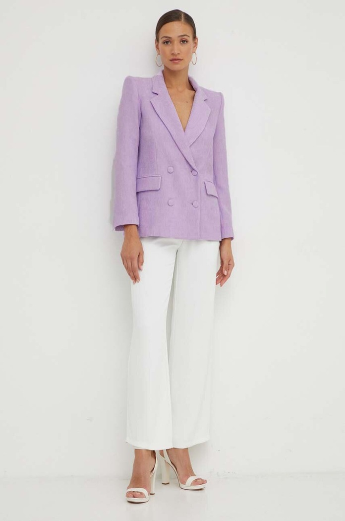 Patrizia Pepe giacca tessuto violetto 2S1476.A351