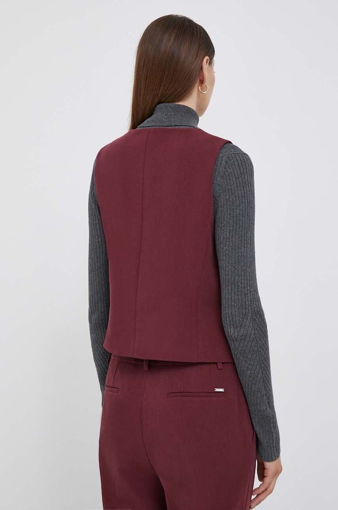 Oblečení Vesta Dkny UG3VX083 burgundské