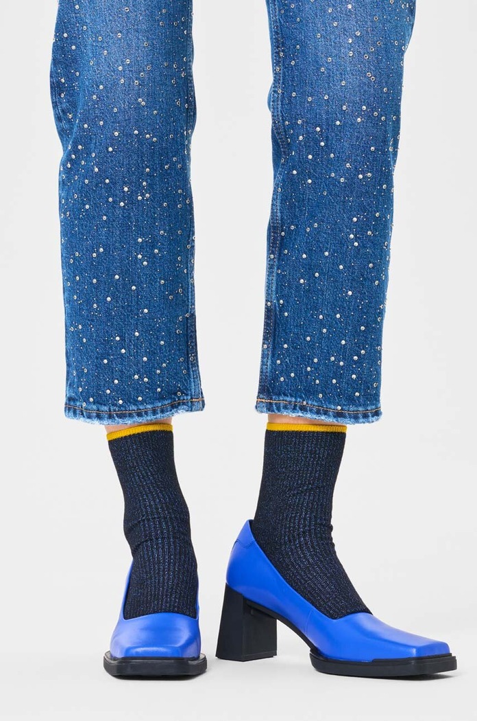 Ponožky Happy Socks Mariona Crew Sock P000177 tmavomodrá AW23