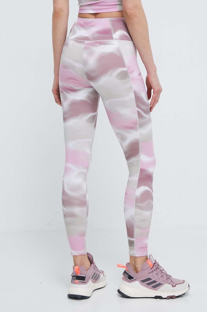 Odzież Columbia legginsy sportowe Boundless Trek 2033514 różowy