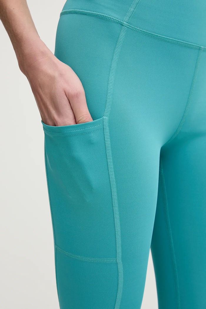 Columbia legginsy sportowe Boundless Trek turkusowy 2033514