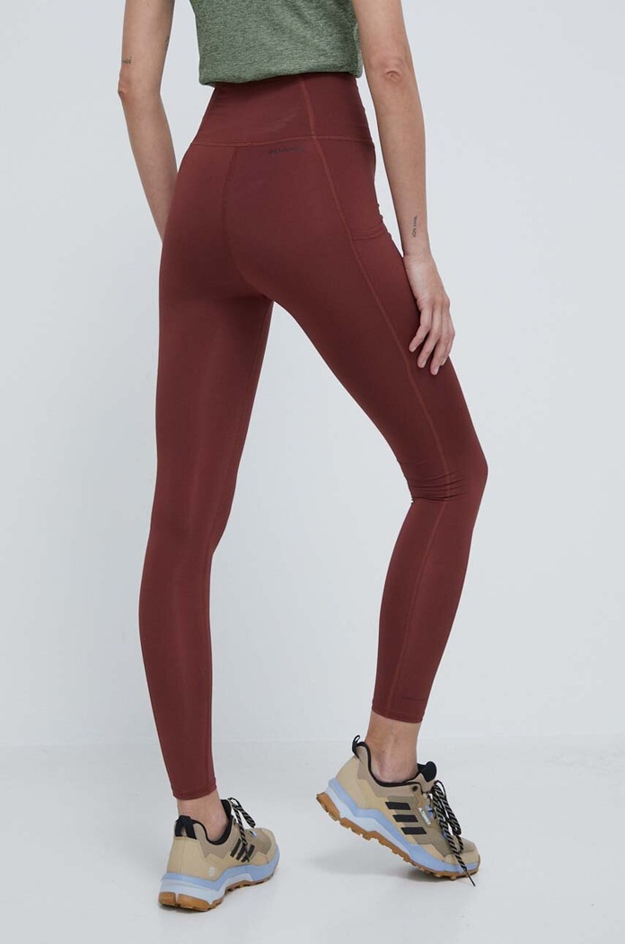 Odzież Columbia legginsy sportowe Boundless Trek 2033514 bordowy