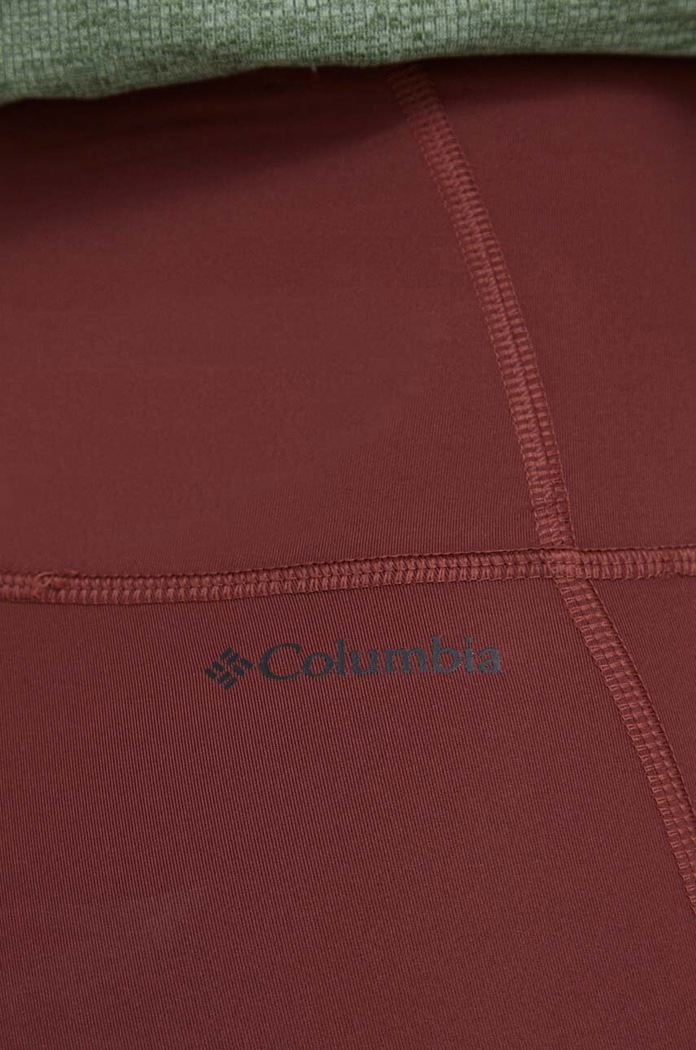 Columbia legginsy sportowe Boundless Trek bordowy 2033514
