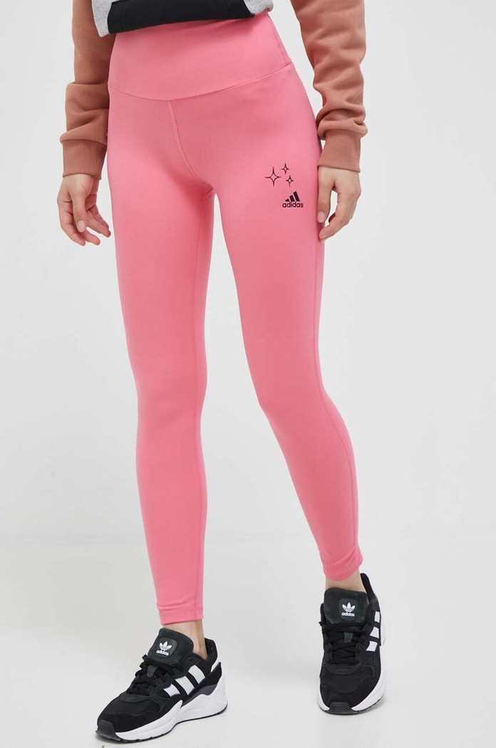 adidas legging elasztánnal rózsaszín IJ8766