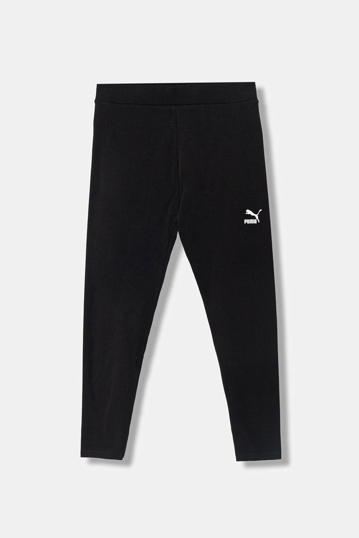 Puma legginsy damskie bawełniane z elastanem czarny 535612
