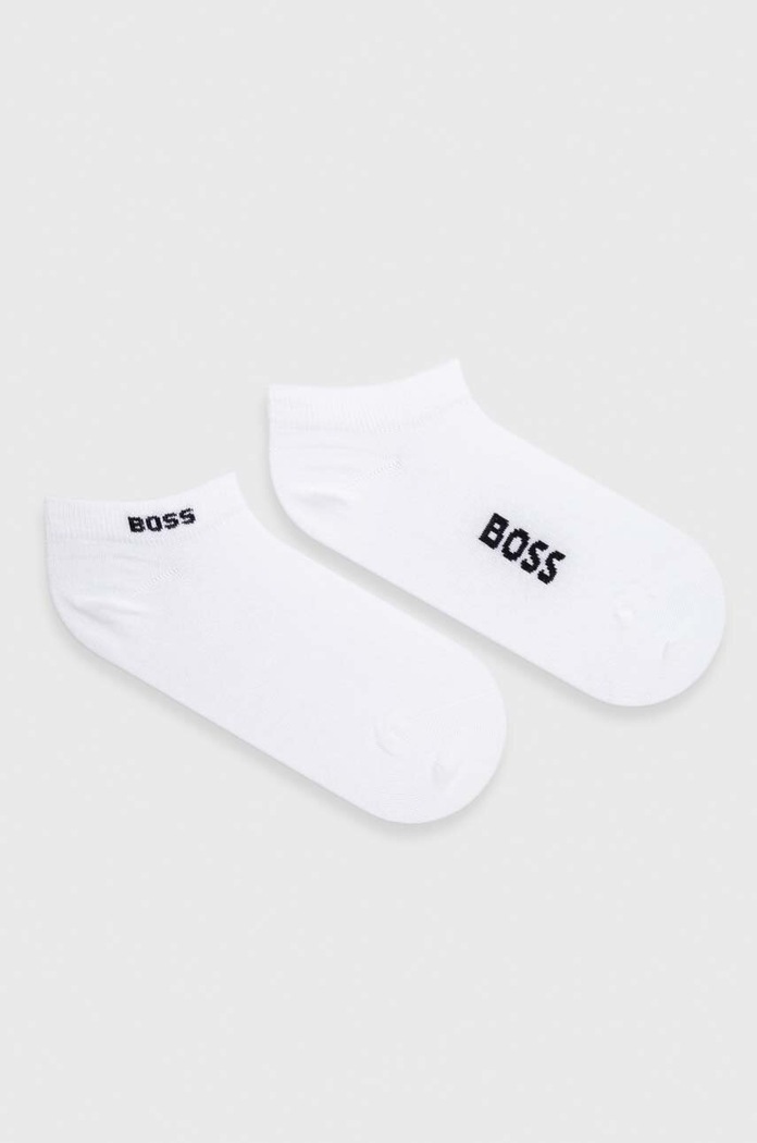Κάλτσες BOSS 2-pack Gelio-C_Sz40 κοντές κάλτσες λευκό 50502054