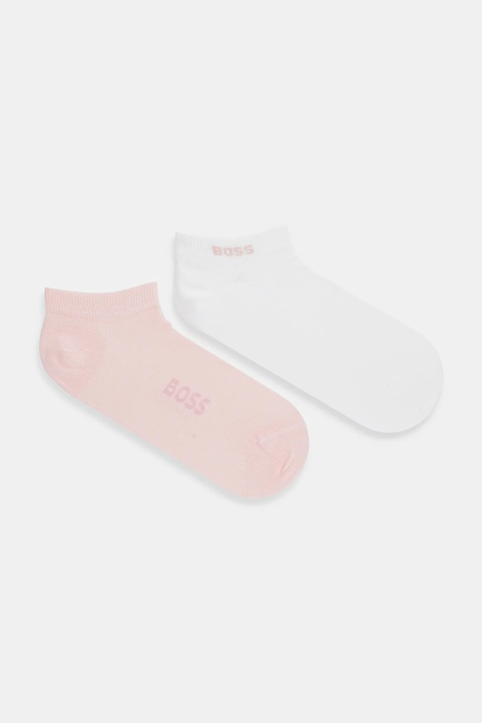 BOSS șosete 2-pack 2P AS Logo CC W sosete scurte roz 50502054