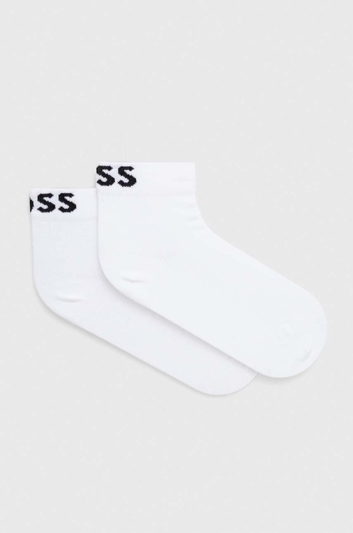 Κάλτσες BOSS 2-pack Gelio-C_Sz40 κοντές κάλτσες λευκό 50502066