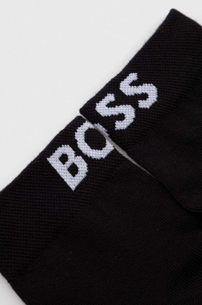 Ponožky BOSS 2-pak 2P SH Logo CC W 50502066 čierna SS25