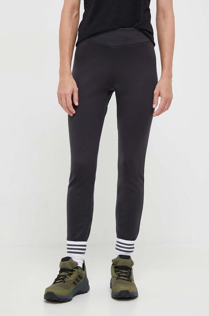 Salewa legginsy sportowe Fanes dzianina czarny 00.0000028692