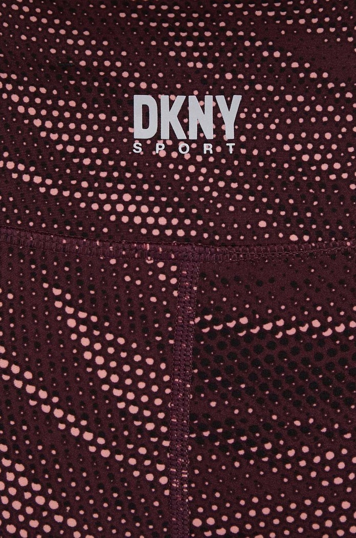Dkny legginsy bordowy DP3P2950