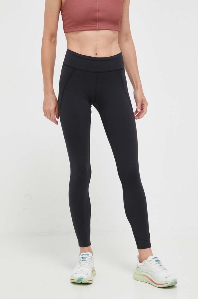 Tajice za trening Reebok Lux COLLECTION pletivo crna 100028136