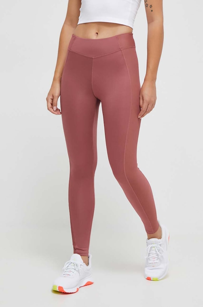 Κολάν γιόγκα Reebok με ελαστάν ροζ 100037462