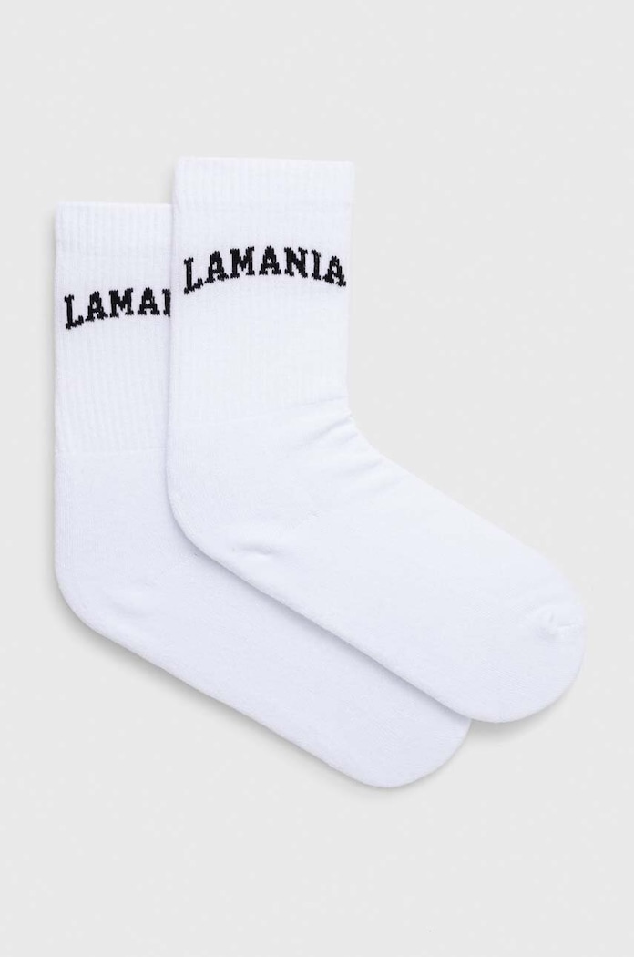 Ponožky La Mania dlhé ponožky biela SOCKS.8