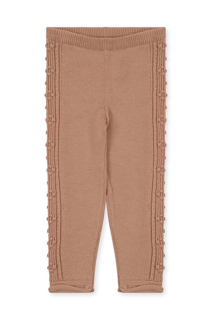 Konges Sløjd leggins copii tricotaj bej KS5924