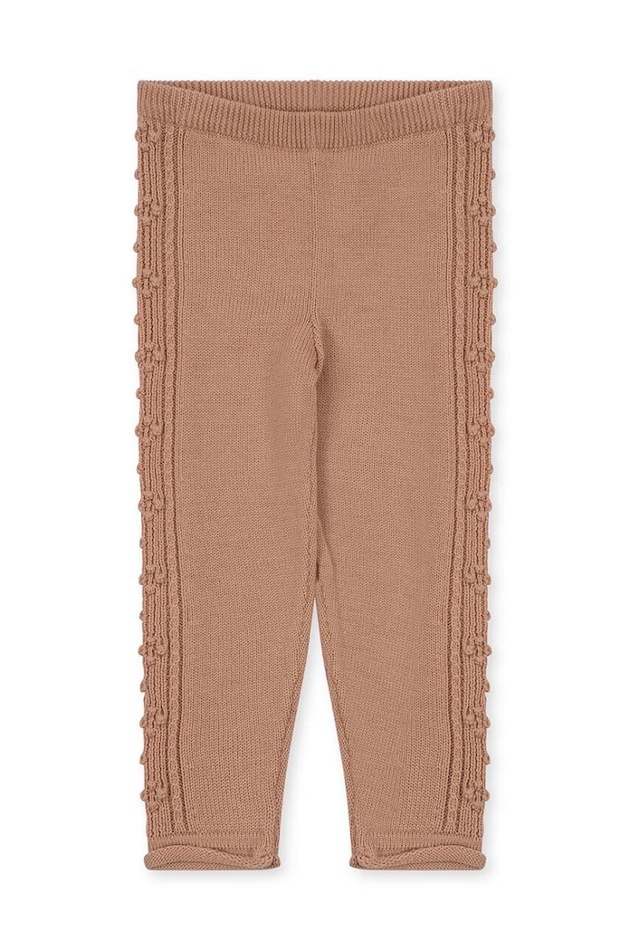 Konges Sløjd leggins copii tricotaj bej KS5924