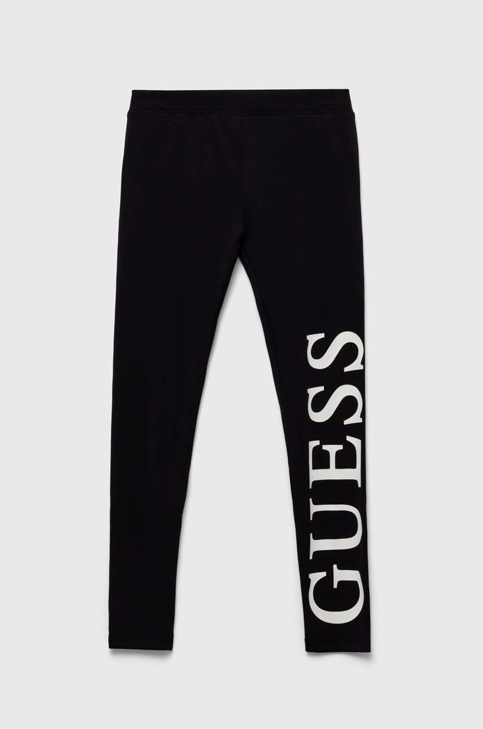 Detské legíny Guess s elastanom čierna J3YB00.KBSV0.9BYX