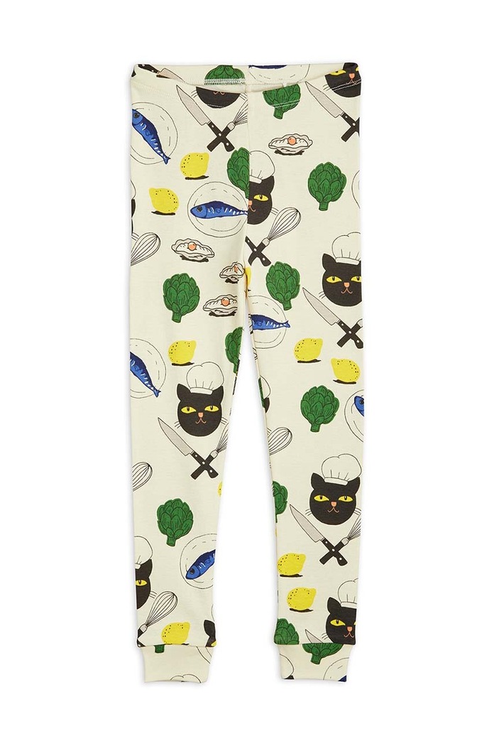 Mini Rodini leggins din bumbac pentru copii bumbac multicolor 2373010700