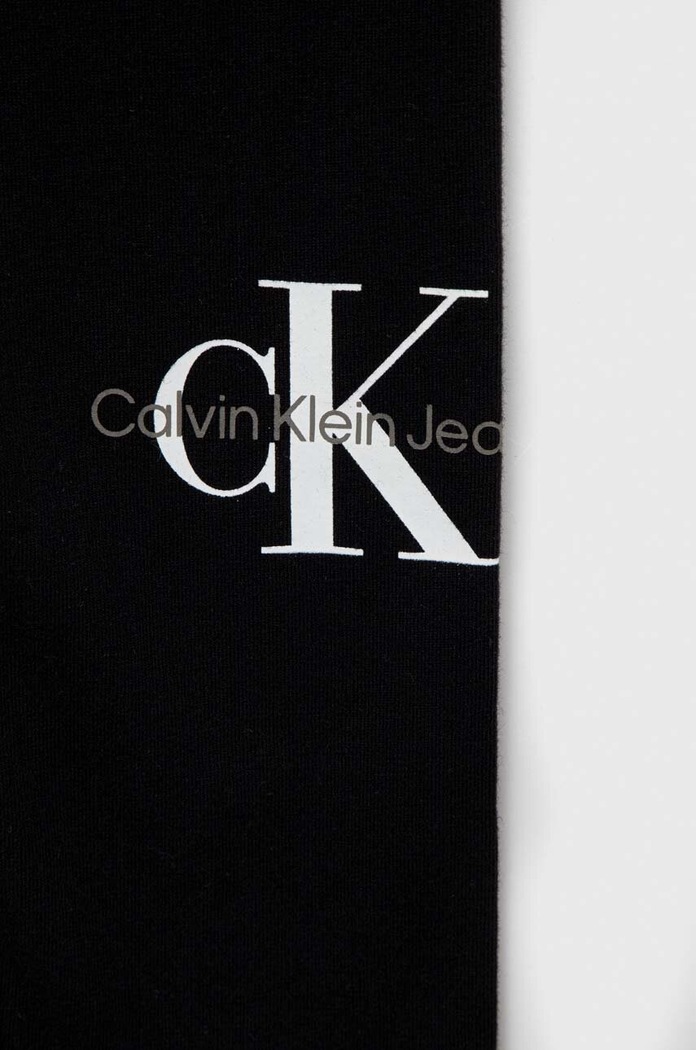 Dievča Detské legíny Calvin Klein Jeans IN0IN00081.9BYX čierna