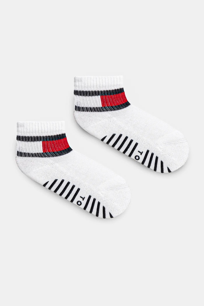 Παιδικές κάλτσες Tommy Hilfiger 2-pack στάμπα λευκό 701226500