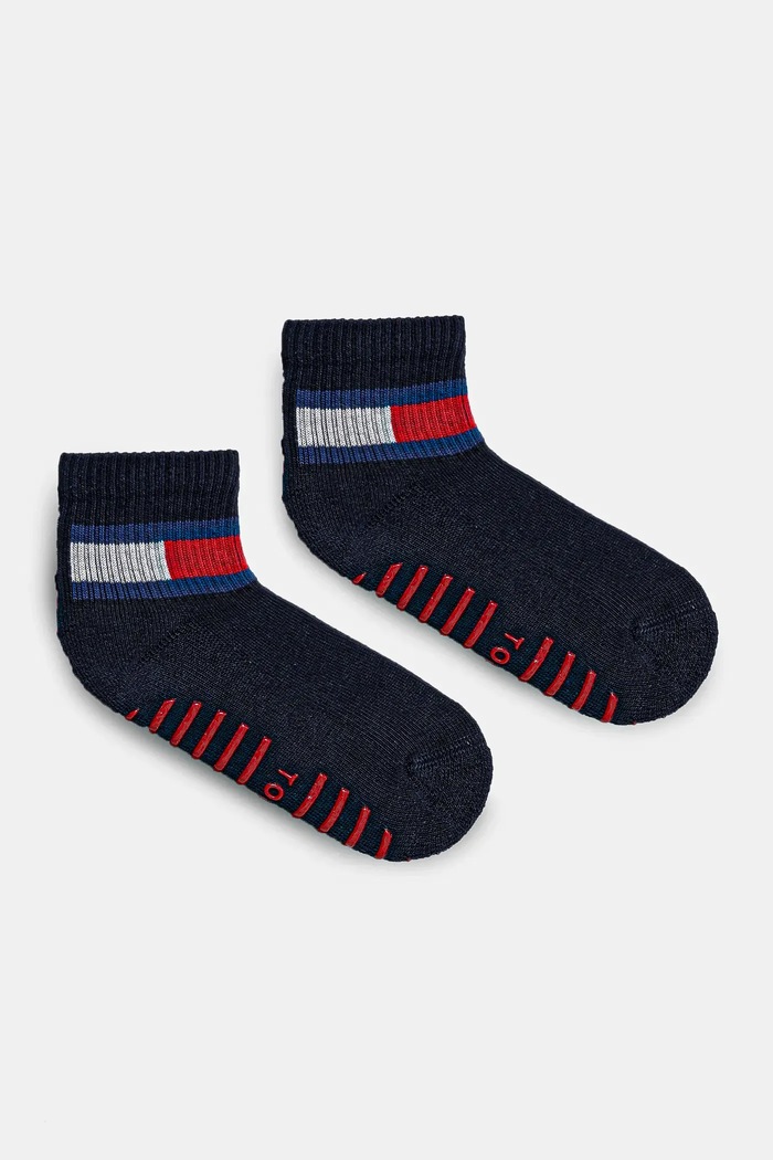 Detské ponožky Tommy Hilfiger 2-pak potlač tmavomodrá 701226500