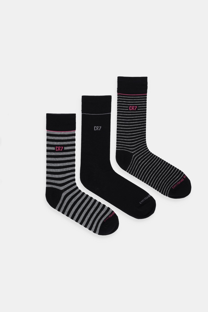 CR7 Cristiano Ronaldo Κάλτσες CR7 Cristiano Ronaldo 3-pack μαύρο 8273.80.141
