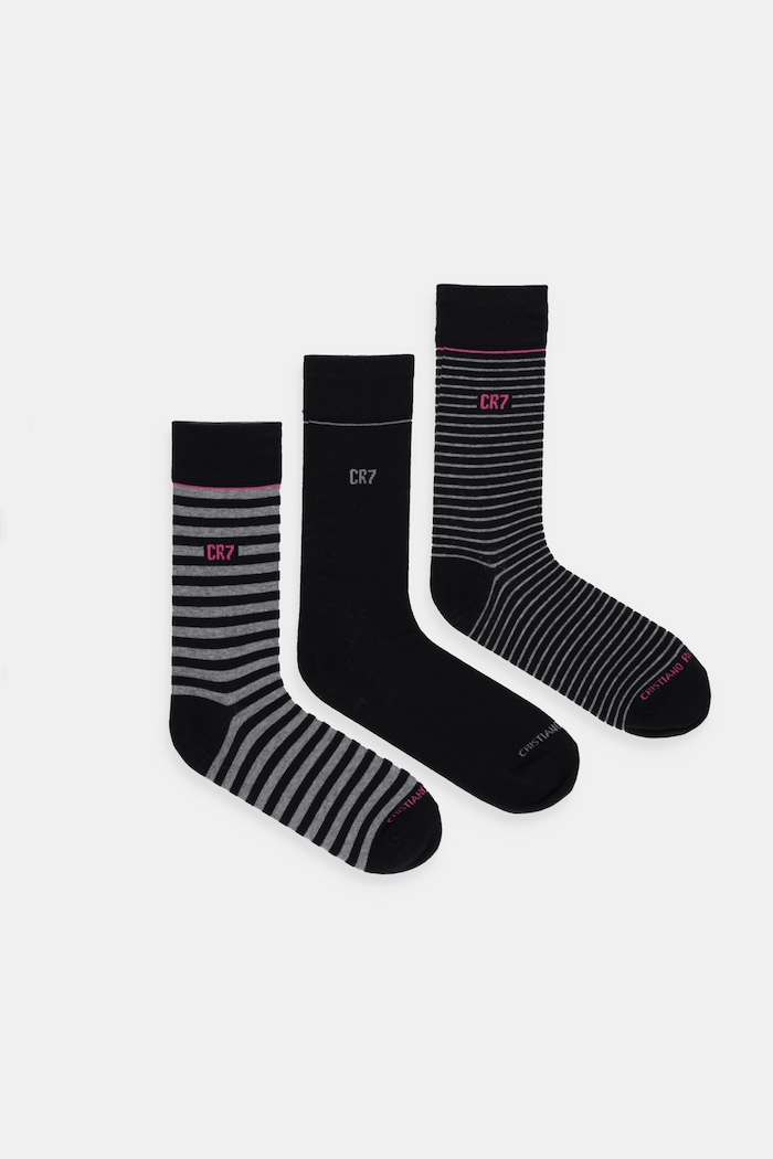 CR7 Cristiano Ronaldo Κάλτσες CR7 Cristiano Ronaldo 3-pack μαύρο 8273.80.141