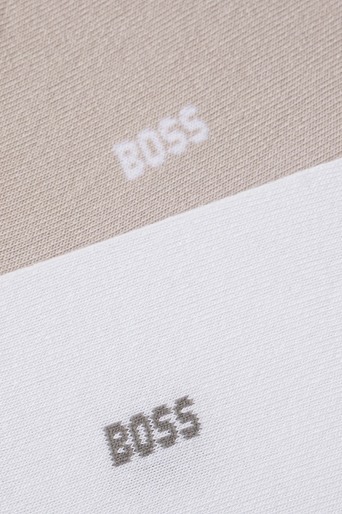 BOSS Zokni férfi 2P AS Uni stripe CC 2-es csomag 50491192 bézs AA00