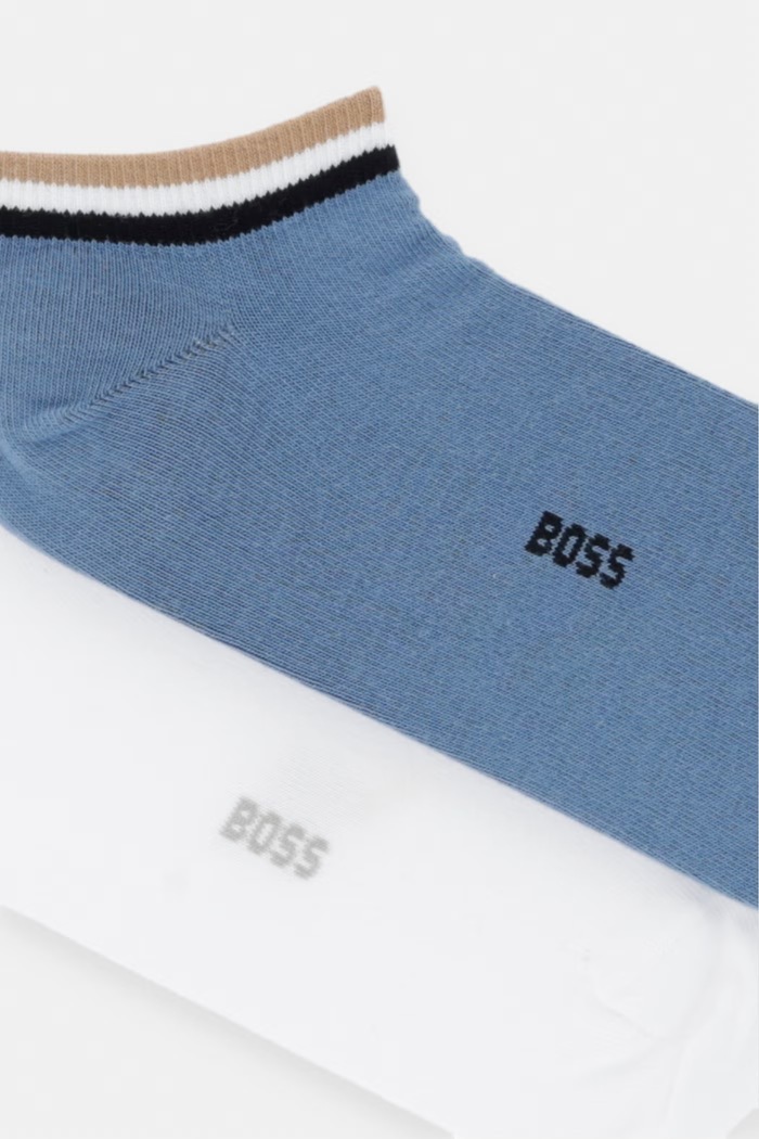BOSS skarpety męskie 2-pack 50491192 niebieski AA00