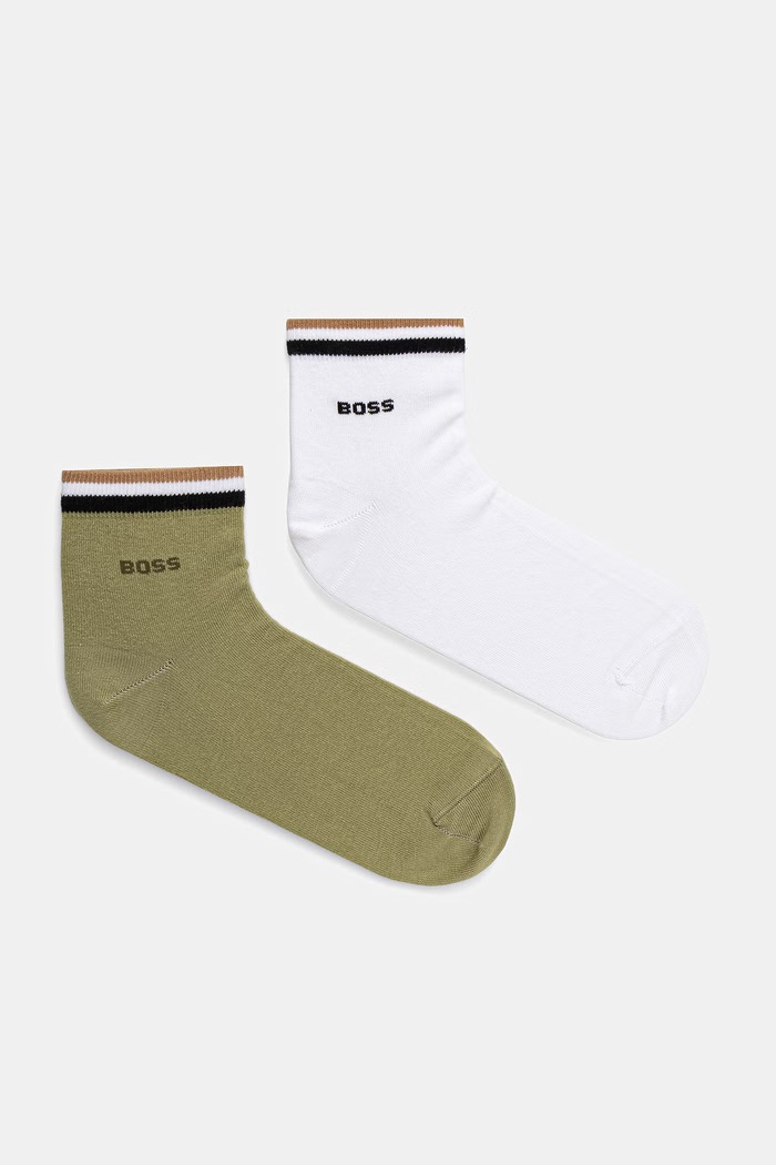 BOSS ponožky pánske 2-pak zelená 50491195