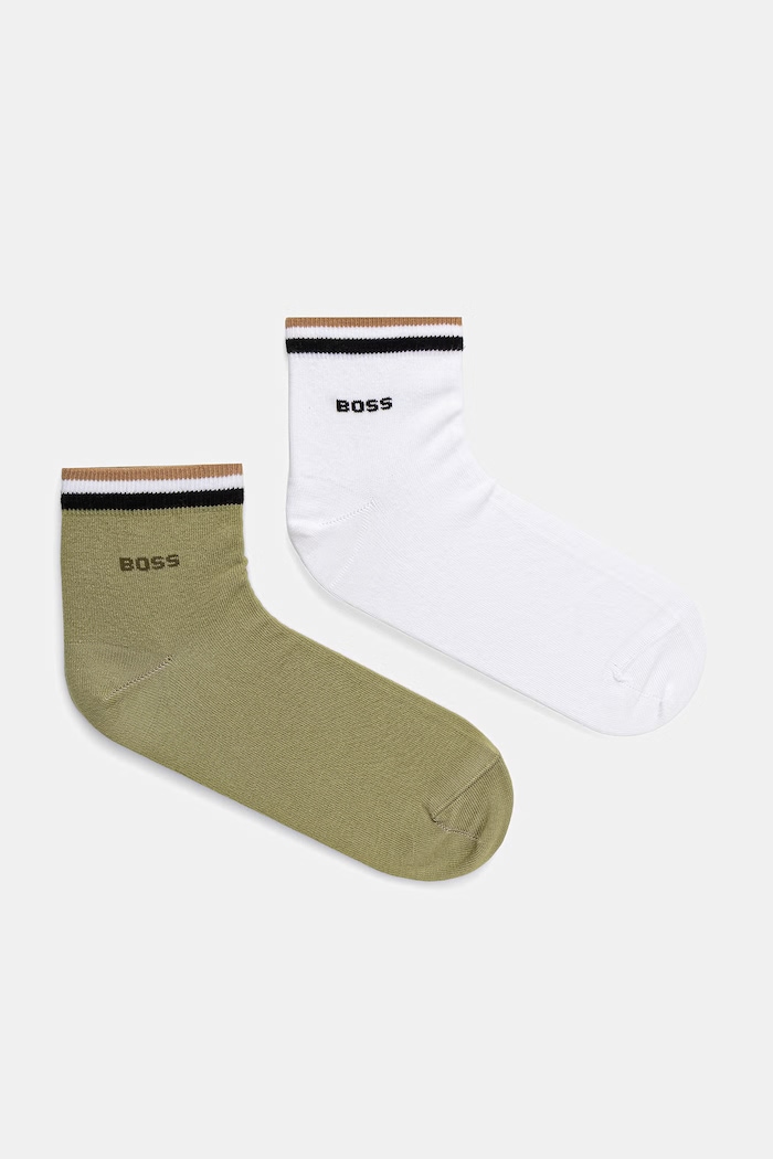 BOSS ponožky pánske 2-pak zelená 50491195