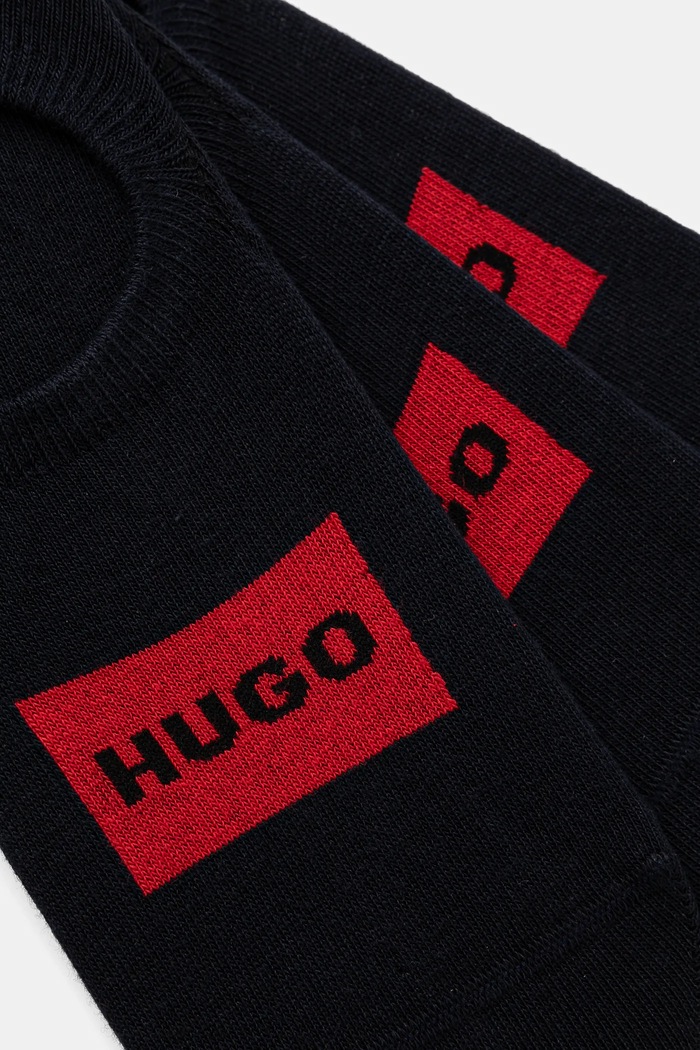 HUGO Șosete scurte bărbătești 3P LC LABEL CC pachet de 3 50496082 bleumarin SS26
