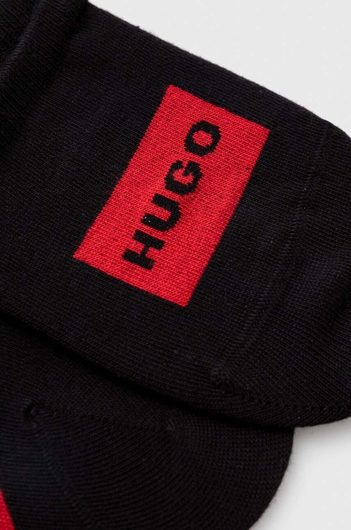 HUGO къси чорапи мъжки 3P LC LABEL CC 3 броя 50496082 черен SS26