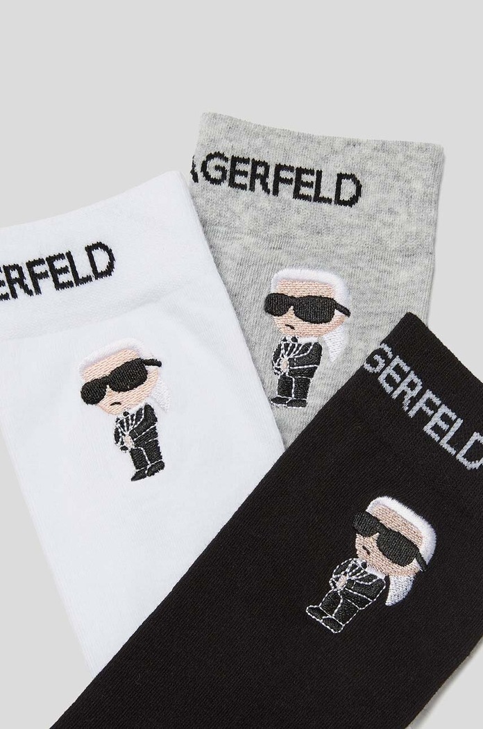 Karl Lagerfeld skarpetki 3-pack 230M6001 multicolor AA00