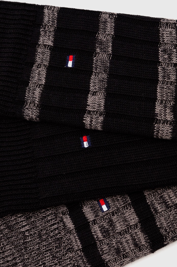 Κάλτσες Tommy Hilfiger 3-pack 701226073 μαύρο AW23