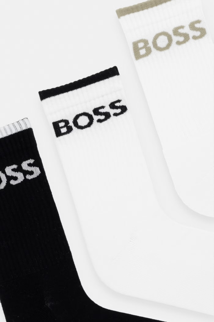 BOSS skarpety męskie 6P QS Stripe CC 6-pack 50510168 czarny AA00