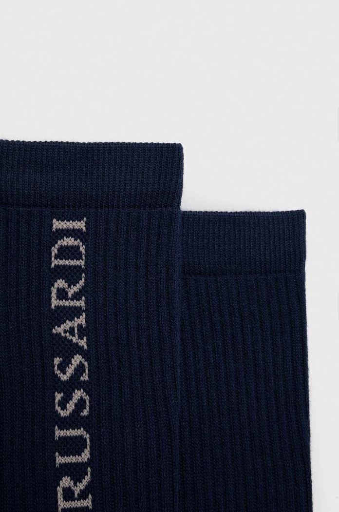 Κάλτσες Trussardi 57Z00342.0F000840 σκούρο μπλε AW23