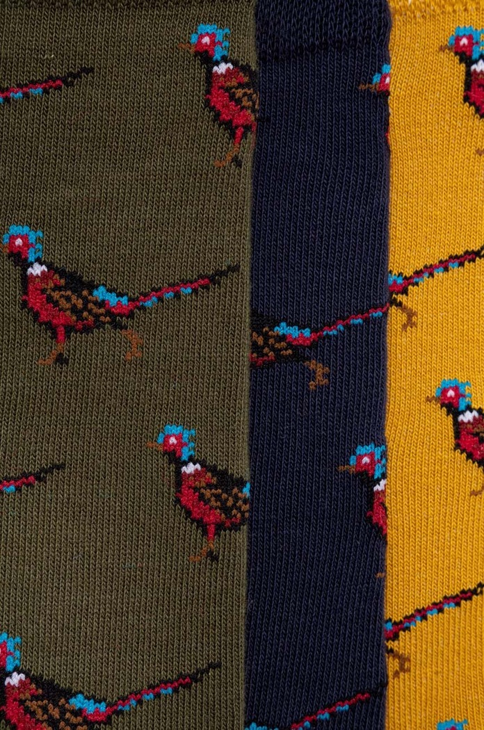 Barbour Ponožky pánske 3-pak MGS0033 viacfarebná AA00