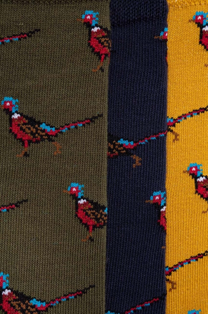 Barbour Ponožky pánske 3-pak MGS0033 viacfarebná AA00