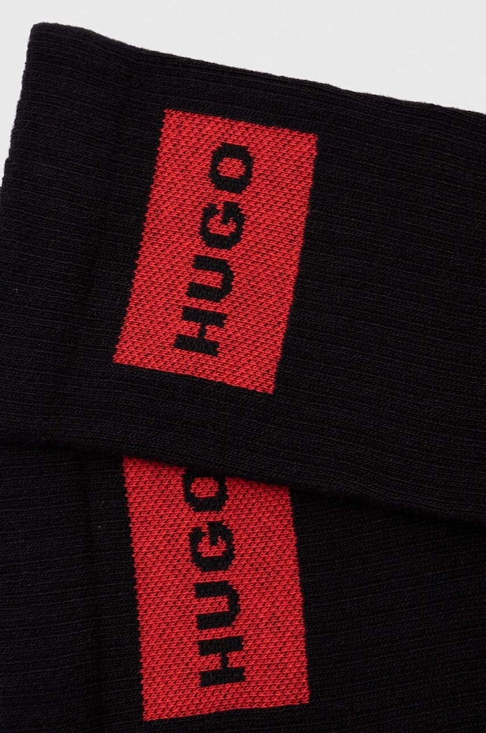 Чорапи HUGO (2 броя) 50510640 черен AW23