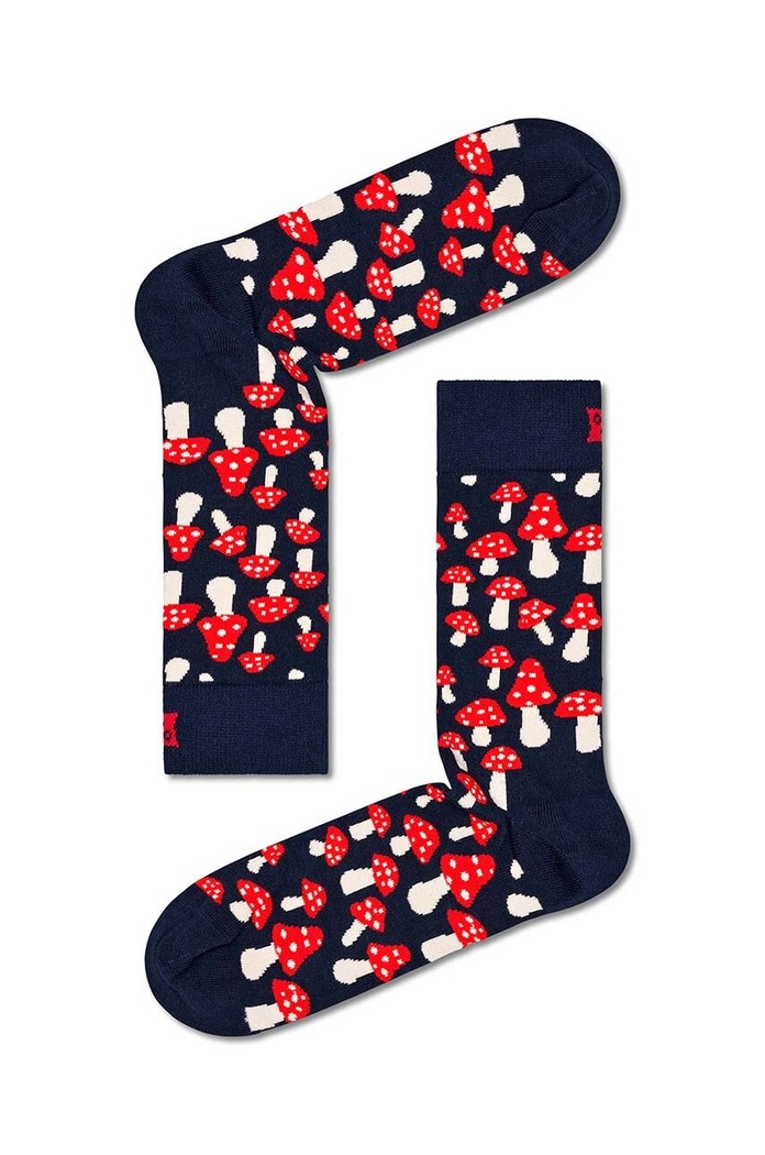 Happy Socks Skarpetki Mushroom Sock granatowy P000040