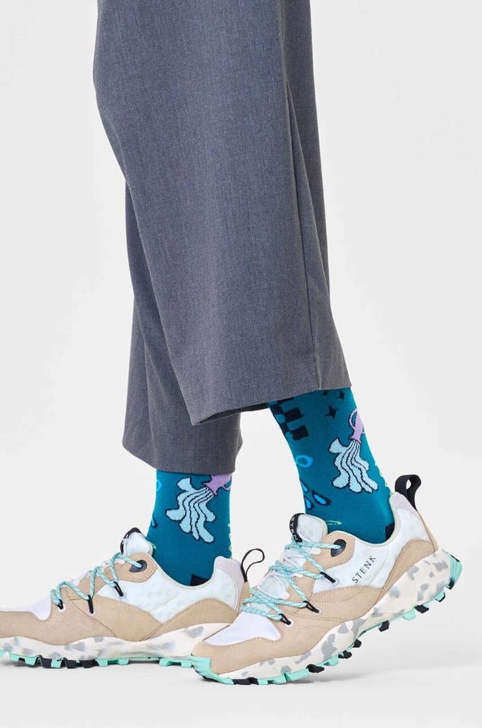 Ponožky Happy Socks Zodiac Aquarius P000149 modrá AW23