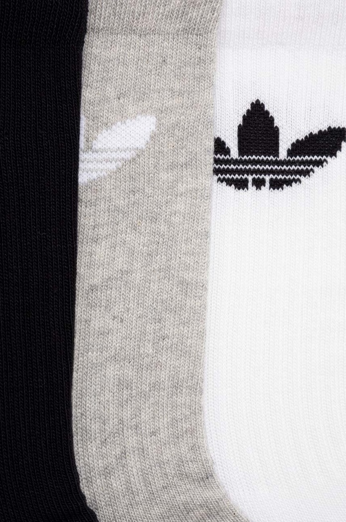 Чорапи adidas Originals (3 броя) 3-pack IJ5614 бял SS25
