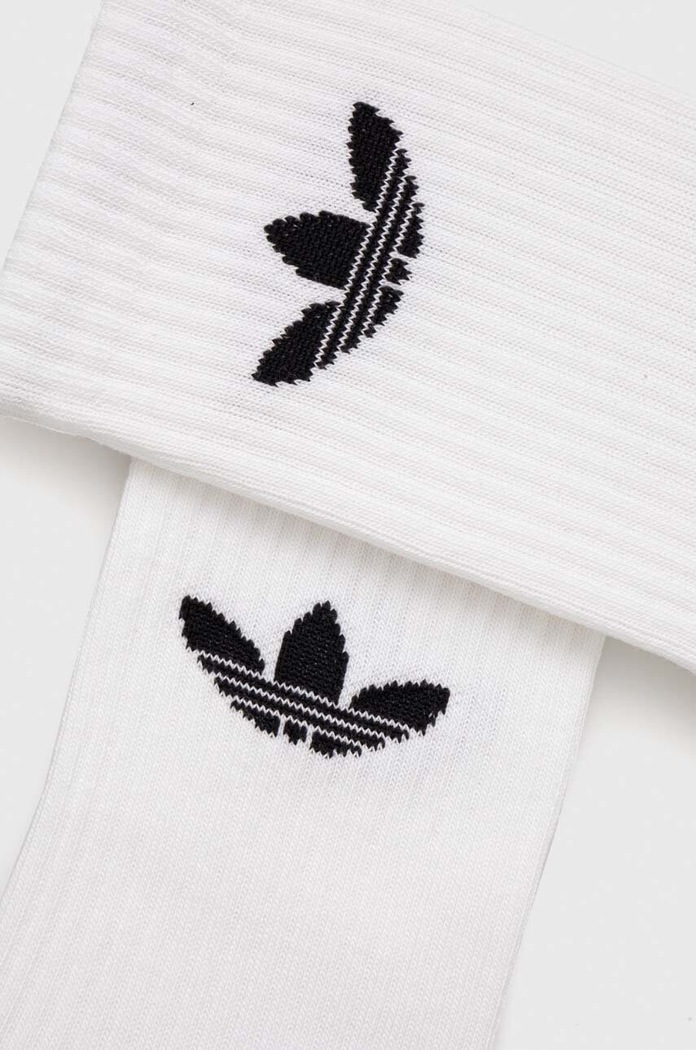 adidas Originals skarpetki 3-pack Trefoil IJ5616 biały AW25