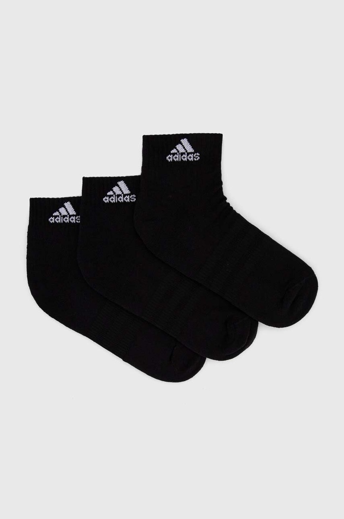 Ponožky adidas Performance 6-pak C SPW ANK 6P krátke ponožky čierna IC1291