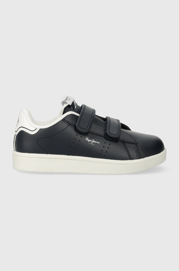 Dětské sneakers boty Pepe Jeans potažená kůže námořnická modř PBS30570