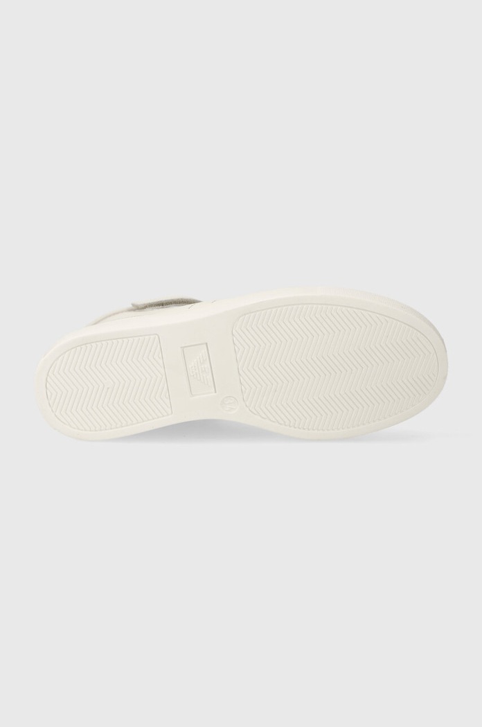 Otroške usnjene superge Emporio Armani XYZ013.XOI76 bež