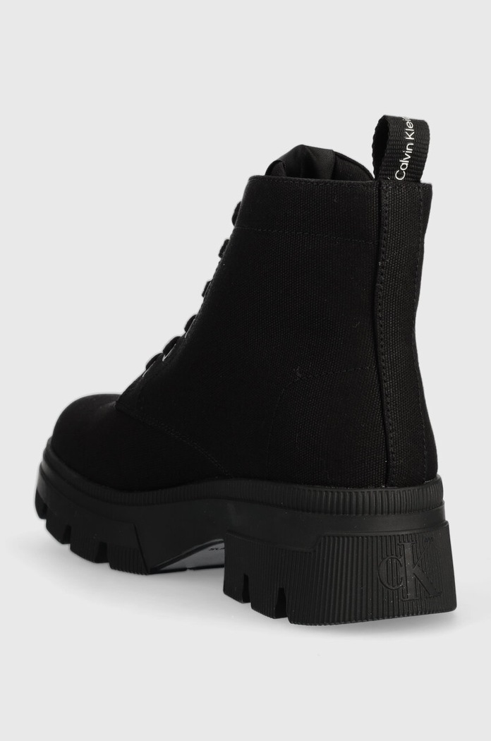 Обувки Кубинки Calvin Klein Jeans CHUNKY COMBAT LACEUP YW0YW01239 черен